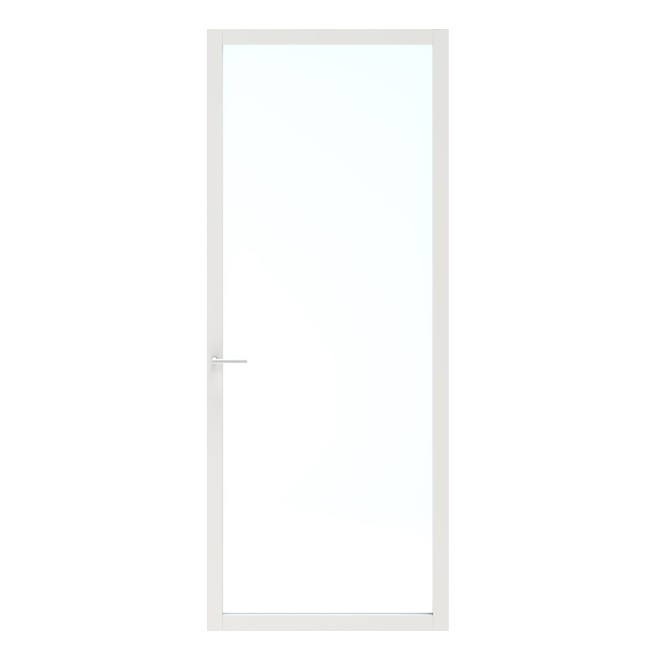 Binnendeur Skantrae SSL 14600 Blank Glas Wit Gelakt